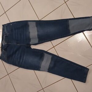 4/$80 Blue Patchwork Skinny Jeans - Size 2XL (US16)
